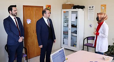 Pazarlar'da sağlık hizmetleri yerinde değerlendirildi