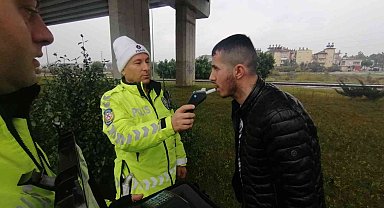 Polis, ayakta durmakta zorlanınca şüphelendi, depresyon ilacı kullandığı anlaşıldı