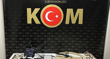 Polis operasyonunda 11 parça tarihi eser ele geçirildi