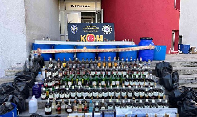 Polisten yeni yıl öncesi sahte içki operasyonu