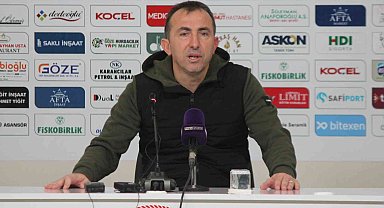 Recep Uçar: "Ligin ikinci yarısı adına çok değerli 3 puan"