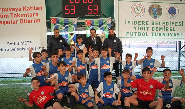 Rize'de Yiğit Demirel anısına turnuva düzenlendi