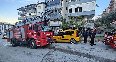 Saç kurutma makinesi evi yaktı