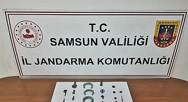 Samsun'da çok sayıda tarihi eser ele geçirildi