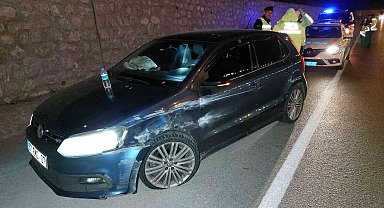 Samsun'da otomobil bariyere çarptı: 1 yaralı