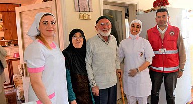 Samsun'da yaşlı, engelli ve bakıma muhtaç kişiler unutulmuyor