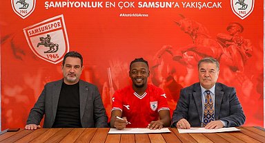 Samsunspor Cedric Guel ile 3,5 yıllık sözleşme imzaladı