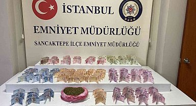 Sancaktepe'de polisten kaçan sürücünün aracından uyuşturucu madde çıktı