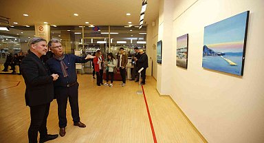 SANKO Sanat Galerisi'ndeki 'dinginlik' temalı resim sergisi