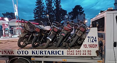 Şanlıurfa'da motosiklet sürücülerine ceza yağdı