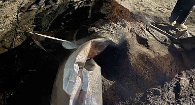 Şantiyedeki elektrik panosunda çıkan yangın paniğe neden oldu