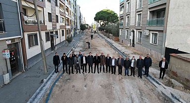 Saruhanlı'da 'Prestij cadde' çalışmaları başladı