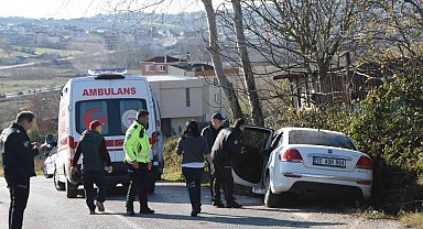 Sinop'ta minibüsle otomobil çarpıştı: 1 yaralı