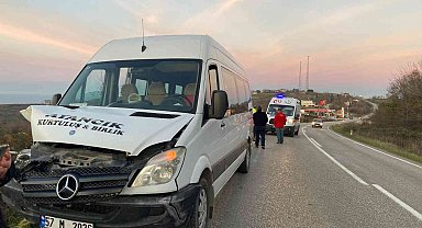 Sinop'ta trafik kazası: 1 yaralı