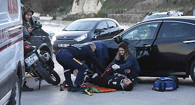 Sinop'ta trafik kazası: 1 yaralı