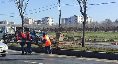 Siverek'te trafik kazası: 2 yaralı