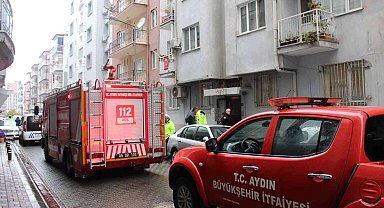 Soba külü ayakkabılığı tutuşturdu