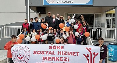 Söke Ticaret Borsası karne gününde çocukları sevindirdi