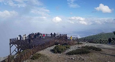 Spil Milli Parkı'nda sınav yorgunluğunu attılar