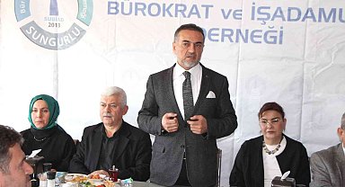 Sungurlu'da iş insanları STK temsilcileri ile buluştu