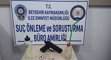 Şüphe üzerine durdurulan şahsın üzerinden uyuşturucu çıktı