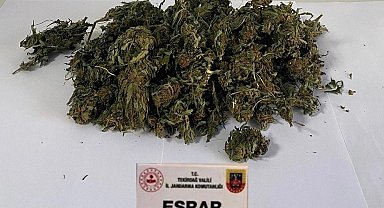 Şüpheli araçta yarım kilo esrar bulundu
