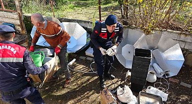 Şüpheli ölüme giden Jandarma, evde Skunk serasıyla karşılaştı