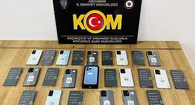 Şüpheli şahsın üzerinden kaçak telefonlar ele geçirildi