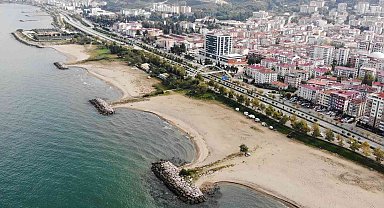 Tamamlanması halinde Doğu Karadeniz'in en uzun plajı olacak