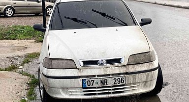 Tamirden çıkan otomobil seyir halindeyken alev aldı