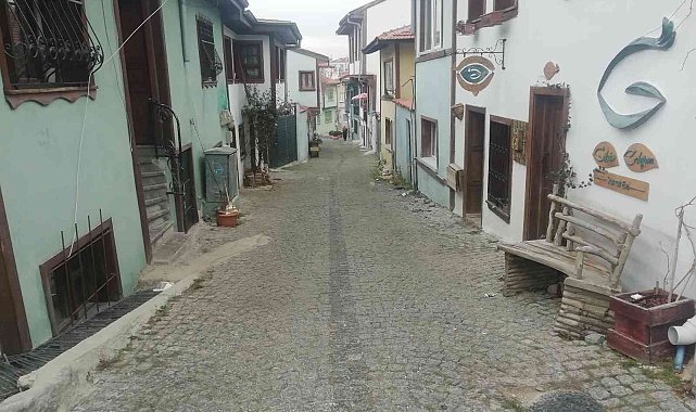 Tarihi Odunpazarı bölgesi boş kaldı