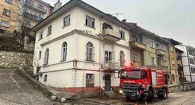Tarihi Osmanlı Bankası binasında korkutan yangın