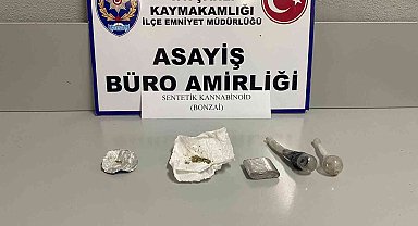 Tavşanlı'da 2.43 gram bonzai ele geçirildi