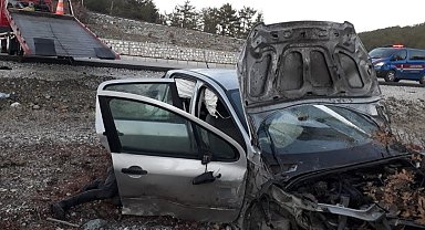 Tavşanlı'da trafik kazası: 2 yaralı