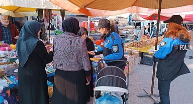 TDP ekipleri vatandaşları suç olaylarına karşı bilgilendiriyor