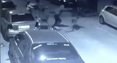 Tekirdağ'da 2 kişinin bıçaklandığı kavga kameraya yansıdı