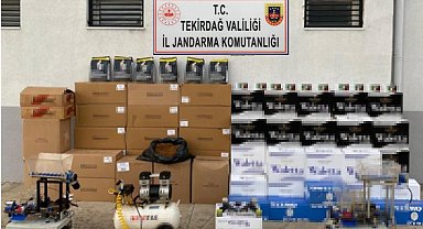 Tekirdağ'da yarım milyonluk tütün ve makaron operasyonu