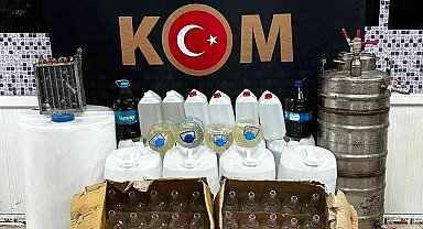 Tekirdağ'da yarım ton sahte alkol ele geçirildi