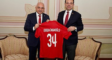 TFF Başkanı Büyükekşi, Ekrem İmamoğlu'nu ziyaret etti