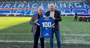 TFF Başkanı Büyükekşi ve beraberindeki heyet, KRC Genk Kulübü'nü ziyaret etti