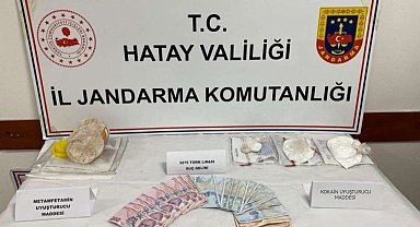 Toprağın altından ve çalıların arasından uyuşturucu çıktı