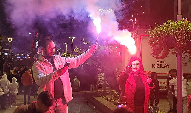 Trabzon'da kolbastılı yılbaşı kutlaması