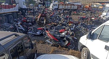 Trafikten men edilen motosikletler silah endüstrisinde kullanılacak