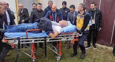 Tribünde kalp krizi geçiren Bandırmasporlu taraftar hastanede yaşamını yitirdi.