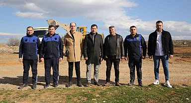 Turgutlu'da kaçak hafriyat alanına müdahale