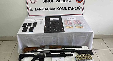 Türkeli'de torbacı operasyonunda 5 kişi gözaltına alındı