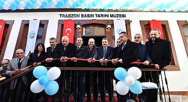 Türkiye'nin içinde en fazla materyal bulunan Basın Müzesi Trabzon'da dualarla açıldı