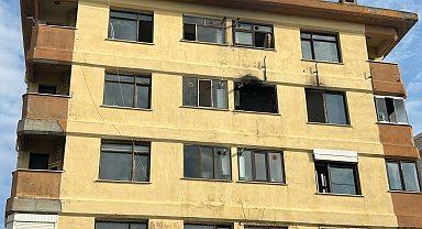 Tuzla'da apartman dairesi küle döndü