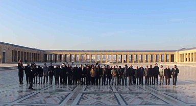 TVHB heyetinden Anıtkabir'e ziyaret