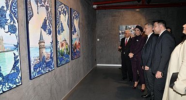 Üsküdar'da "Alem-i Şuhud" resim sergisi sanatseverlerle buluştu
